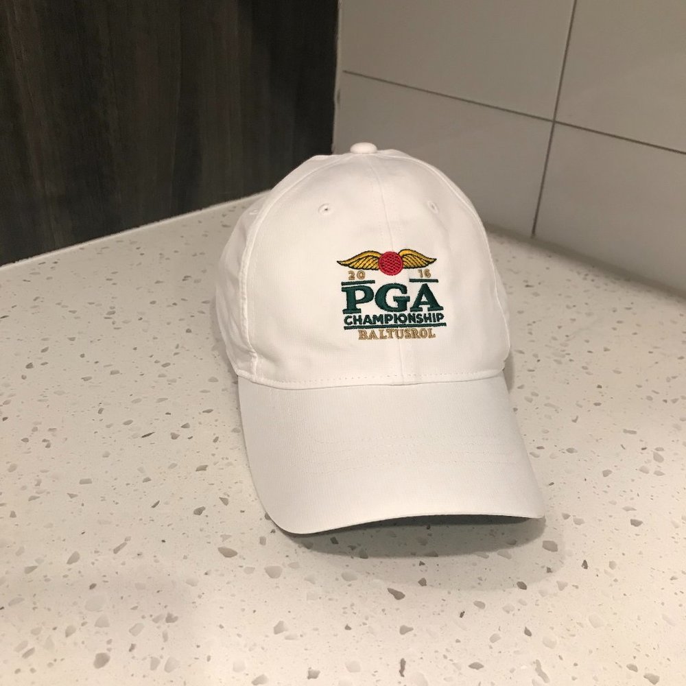 NIKE Golf Hat 2016 PGA Championship Baltusrol White Adjustable
